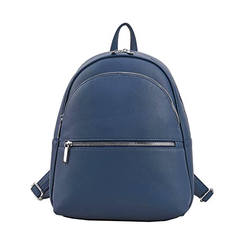 Fahoujs Frauen Freizeit Rucksack Ladies Soft Leder Casual Daypack Teenagers School Tasche Modebäck von Fahoujs