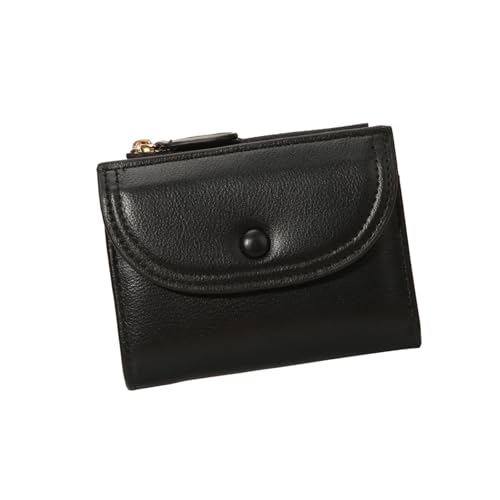 Fahoujs Frauen Kompakte Reißverschlüsse Um Brieftasche Mehrere Kartenschlitze Praktische PU Leder Leichtes Design Praktischer PU Reißverschluss Geldbeutel von Fahoujs