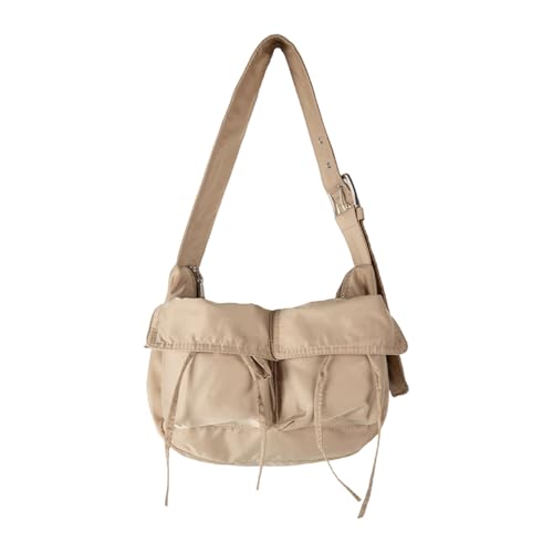 Fahoujs Frauen Nylon Umhängetasche Mode Unterarm Tasche Mit Einstellbarem Riemen Multi Taschen Große Kapazität Für Nylon Freien von Fahoujs