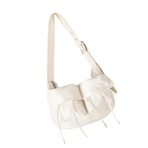 Fahoujs Frauen Nylon Umhängetasche Mode Unterarm Tasche Mit Einstellbarem Riemen Multi Taschen Große Kapazität Für Nylon Freien von Fahoujs