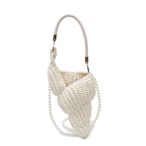 Fahoujs Frauen Umhängetasche Stilvoller Crossbody Handgewebe von Fahoujs