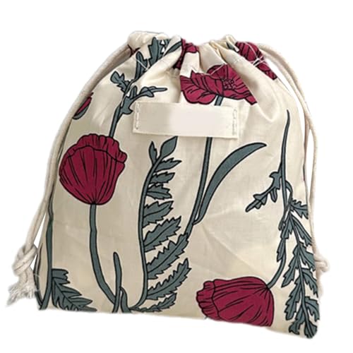 Fahoujs Funktionelle Blumen Draw String Aufbewahrungsbeutel Hörphone Schlüsselbeutel Für Make Up Essential Und Kleine Geräte Make Up Speicherplatz Fahoujs Funktionelle Blumen Draw String Aufbewahrungsbeutel Hörphone Schlüsselbeutel Für Make Up Essential Und Kleine Geräte Make Up Speicherplatz von Fahoujs
