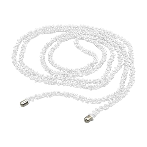 Fahoujs Handgefertigtes Langes Künstliches Künstliches Kristallperlen Halskette Vintage Clavicic Kette Schmuck Accessoire Für Modeliebhaber Statement Perlen Multilayer Schmuckset Set von Fahoujs