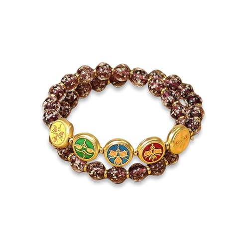 Fahoujs Handwerksbestandes Glasarmband Mit Nachtleuchte Effekt Tragbar Um Die Stile Zu Verbessern Und Vertrauen In Meetings Glüht Armband von Fahoujs
