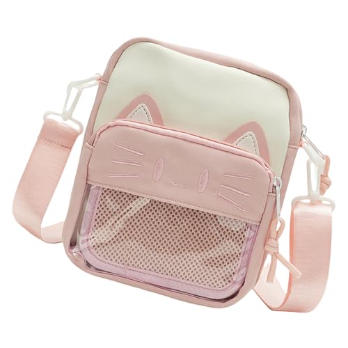 Fahoujs Harajukus Umhängetasche Klare Itabag All Matching Crossbody Bag Cats Telefon Japanische Stile Messenger Für Täglich von Fahoujs