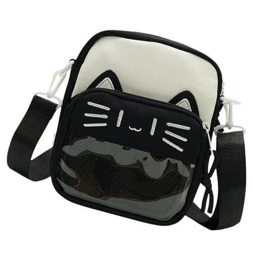 Fahoujs Harajukus Umhängetasche Klare Itabag All Matching Crossbody Bag Cats Telefon Japanische Stile Messenger Für Täglich von Fahoujs