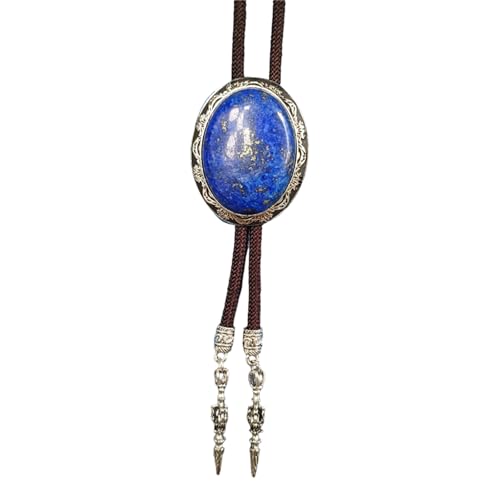 Fahoujs Herren Western Bolotie Mit Einzigartiger Ovaler Form Stein Anhänger Hemdkragen Kette Verstellbares Kabel Krawatte Schmuck Halskette Fahoujs Herren Western Bolotie Mit Einzigartiger Ovaler Form Stein Anhänger Hemdkragen Kette Verstellbares Kabel Krawatte Schmuck Halskette von Fahoujs