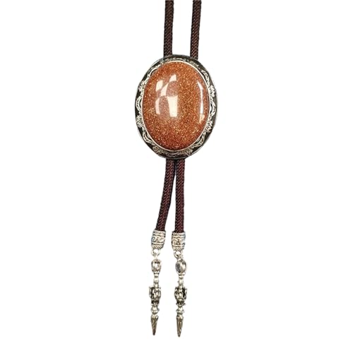 Fahoujs Herren Western Bolotie Mit Einzigartiger Ovaler Form Stein Anhänger Hemdkragen Kette Verstellbares Kabel Krawatte Schmuck Halskette Fahoujs Herren Western Bolotie Mit Einzigartiger Ovaler Form Stein Anhänger Hemdkragen Kette Verstellbares Kabel Krawatte Schmuck Halskette von Fahoujs
