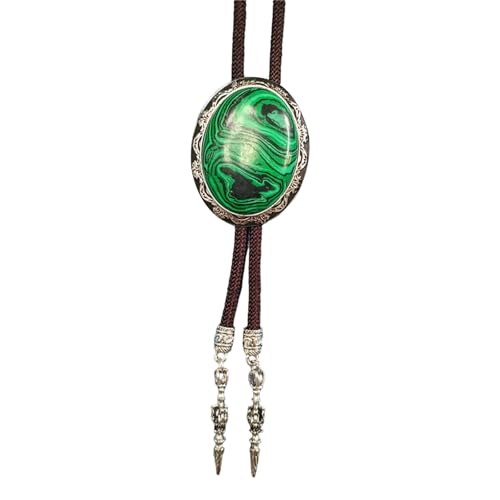 Fahoujs Herren Western Bolotie Mit Einzigartiger Ovaler Form Stein Anhänger Hemdkragen Kette Verstellbares Kabel Krawatte Schmuck Halskette Fahoujs Herren Western Bolotie Mit Einzigartiger Ovaler Form Stein Anhänger Hemdkragen Kette Verstellbares Kabel Krawatte Schmuck Halskette von Fahoujs