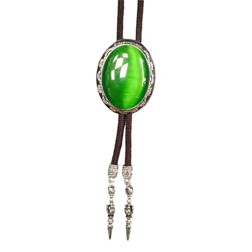 Fahoujs Herren Western Bolotie Mit Einzigartiger Ovaler Form Stein Anhänger Hemdkragen Kette Verstellbares Kabel Krawatte Schmuck Halskette Fahoujs Herren Western Bolotie Mit Einzigartiger Ovaler Form Stein Anhänger Hemdkragen Kette Verstellbares Kabel Krawatte Schmuck Halskette von Fahoujs