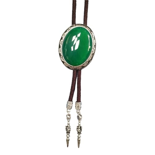Fahoujs Herren Western Bolotie Mit Einzigartiger Ovaler Form Stein Anhänger Hemdkragen Kette Verstellbares Kabel Krawatte Schmuck Halskette Fahoujs Herren Western Bolotie Mit Einzigartiger Ovaler Form Stein Anhänger Hemdkragen Kette Verstellbares Kabel Krawatte Schmuck Halskette von Fahoujs