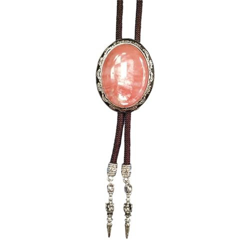 Fahoujs Herren Western Bolotie Mit Einzigartiger Ovaler Form Stein Anhänger Hemdkragen Kette Verstellbares Kabel Krawatte Schmuck Halskette Fahoujs Herren Western Bolotie Mit Einzigartiger Ovaler Form Stein Anhänger Hemdkragen Kette Verstellbares Kabel Krawatte Schmuck Halskette von Fahoujs
