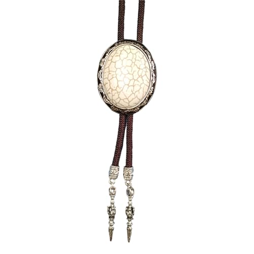 Fahoujs Herren Western Bolotie Mit Einzigartiger Ovaler Form Stein Anhänger Hemdkragen Kette Verstellbares Kabel Krawatte Schmuck Halskette Fahoujs Herren Western Bolotie Mit Einzigartiger Ovaler Form Stein Anhänger Hemdkragen Kette Verstellbares Kabel Krawatte Schmuck Halskette von Fahoujs