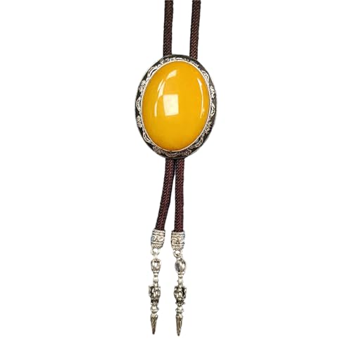 Fahoujs Herren Western Bolotie Mit Einzigartiger Ovaler Form Stein Anhänger Hemdkragen Kette Verstellbares Kabel Krawatte Schmuck Halskette Fahoujs Herren Western Bolotie Mit Einzigartiger Ovaler Form Stein Anhänger Hemdkragen Kette Verstellbares Kabel Krawatte Schmuck Halskette von Fahoujs