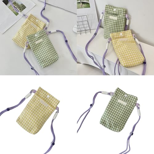 Fahoujs Kleine Crossbody Geldbörse Schöne Armband Brieftasche Schlüsselbeutel Handys Bag Minis Schulter Smarts Leinwand Crossbody Cell von Fahoujs