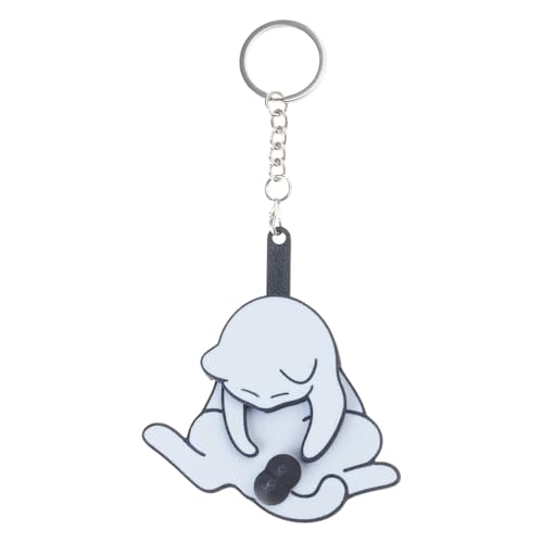 Fahoujs Kreatives Pull Spiel Eggs Katzen Schlüsselbund Anhänger Für Taschen Oder Schlüssel Handgefertigte Neuheit Schlüsselhalter Spaß Und Stilvolle Tasche Charme Tierthema Keyring von Fahoujs