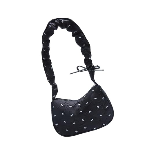 Fahoujs Lässige Alltags Umhängetasche Geräumiger Faches Stylisches Accessoire Achselgrundstück Für Schulbüro Oder Tägliche Nutzung Der Trendigen Bögen Von Frauen Satchel von Fahoujs