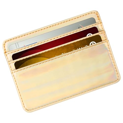 Fahoujs Leder Brieftasche RFIDs Blockieren Minimalistische Kartenhalter Karten Slots Und 1 Taschen Front Taschen Brieftaschen Für Männer Und Frauen Leder Brieftasche von Fahoujs