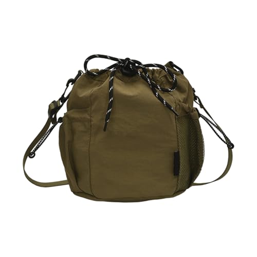 Fahoujs Mode Eimer Umhängetasche Weicher Nylon Stoff Crossbody Taschen Mehrzwecke Carryall Trendy 2025 Accessoire Friendly Nylon Umhängetasche von Fahoujs