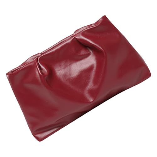 Fahoujs Mode Falten Weddding Party Handtasche Elegante Abendtasche Soft Pu Compact Design Secure Storage Flohts Leichte Büro Tasche von Fahoujs