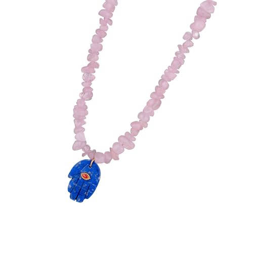 Fahoujs Mode Fatima Hand Halskette Naturton Tragbares Accessoire Zum Verbesserung Ihres Outfits Charm Bei Jeder Gelegenheit Schutzsymbol Halskette von Fahoujs