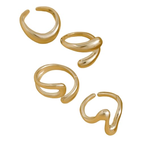 Fahoujs Mode Gothic Styles Patchwork Form Ringe Schmuckzubehör Für Männer Und Frauen Modische Schmuckgeschenke von Fahoujs