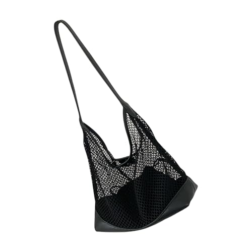 Fahoujs Mode Schultertasche Große Kapazität Hohlauslöschte Muster Leichte Handtasche Unterarmtasche Für Den Täglichen Gebrauch Office Hohlauslöschte Achselhalterung von Fahoujs