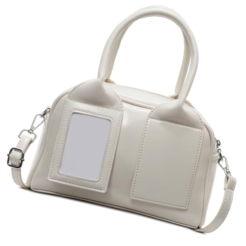 Fahoujs Moderne Crossbody Geldbörse Praktische PU Leder Umhängetasche Mehrere Tragemöglichkeit von Fahoujs