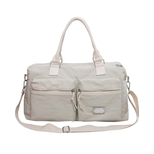 Fahoujs Moderne Reisetaschen Mit Großzügigen Aufbewahrungsfächern Tränenresistente Nylon Handtasche Umhängetaschen Für Fitnessstudio Enthusiasten Leichtes Pendlertasche Nylon von Fahoujs