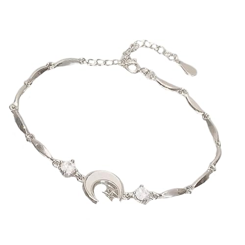 Fahoujs Mond Armband Einstellbare Handgelenk Ketten Mode Handgelenk Schmuck Für Empfindliche Haut Tag Zu Nacht Accessoire Verstellbarer Sternmondschmuck Fahoujs Mond Armband Einstellbare Handgelenk Ketten Mode Handgelenk Schmuck Für Empfindliche Haut Tag Zu Nacht Accessoire Verstellbarer Sternmondschmuck von Fahoujs