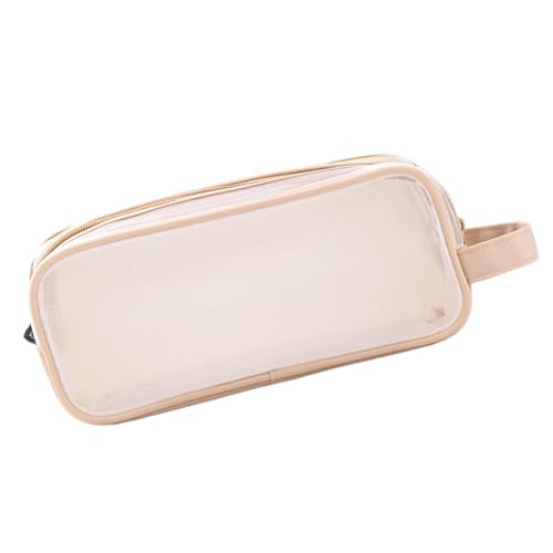 Fahoujs Multifunktional Klare Stiftbeutel Große Kapazitätsbleistifthülle Reißverschlussbeutel Beutel Reisen Toilettenartikel Bag Kosmetische Nylonbeutel von Fahoujs