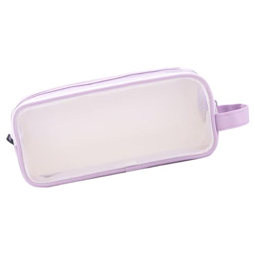 Fahoujs Multifunktional Klare Stiftbeutel Große Kapazitätsbleistifthülle Reißverschlussbeutel Beutel Reisen Toilettenartikel Bag Kosmetische Nylonbeutel von Fahoujs