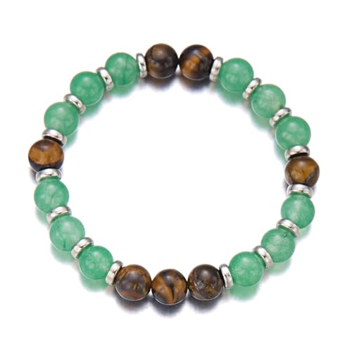 Fahoujs Naturstein Geometrisches Perlenarmband Handgefertigtes Einzigartiges Design Für Tägliche Verschleiß Und Besondere Anlässe Outfits Handgefertigtes Armband von Fahoujs