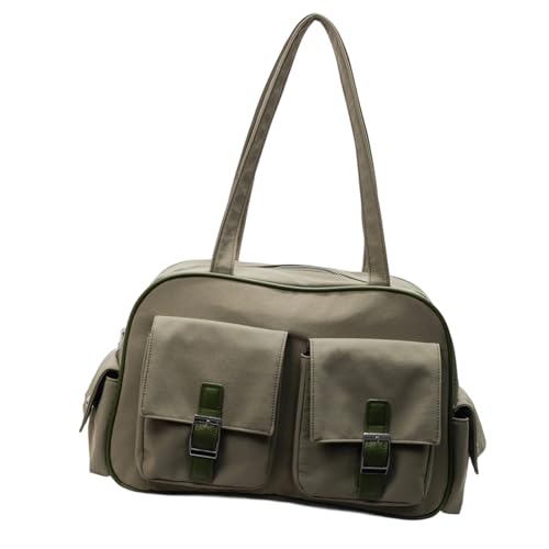 Fahoujs Praktische Unverzirksbeutel Mit Mit Großer Kapazität Mode Nylon Umhängetasche Freizeit Handtasche Für Einkaufsbüro Reise Ergonomische Pendler von Fahoujs