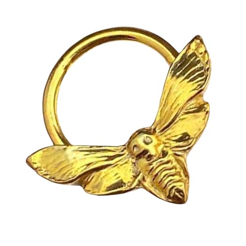 Fahoujs Schädelmotten Nasenstollen Ringe Plattierte Robuste Legierung Bequemer Tragen Punk Gothic Styles Schmuck Für Mode Enthusiasten Einzigartige Designs Nasen Fahoujs Schädelmotten Nasenstollen Ringe Plattierte Robuste Legierung Bequemer Tragen Punk Gothic Styles Schmuck Für Mode Enthusiasten Einzigartige Designs Nasen von Fahoujs