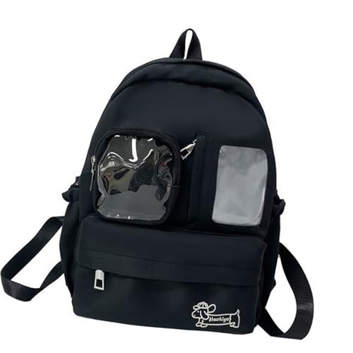 Fahoujs Schöner Rucksack Für Die Schule Anime Cosplay Clear Pin Display Rucksack Für Mädchen Ästhetische Itabag Mit Klaren Umhängetasche von Fahoujs