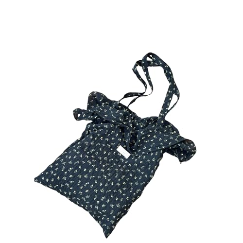 Fahoujs Schüler Schooltasche Große Kapazität Schulter Gekräuselt Wellte Punkt Handtasche Einkaufen Wiederverwendbar von Fahoujs