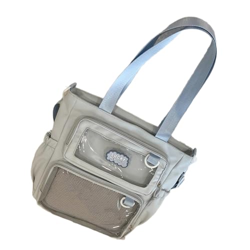 Fahoujs Schulstudentin Uniform Crossbody Tasche Japanisch Klare Fenster Schulter Handtasche Anime Pin Display Große Kapazität Itabag Modehandtasche Fahoujs Schulstudentin Uniform Crossbody Tasche Japanisch Klare Fenster Schulter Handtasche Anime Pin Display Große Kapazität Itabag Modehandtasche von Fahoujs