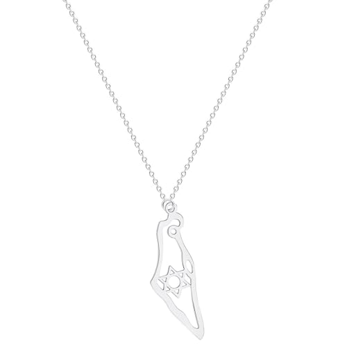 Fahoujs Sechspunkted Star Pendell Halskette Verstellbarer Kettenhalle Neckkette Unregelmäßige Geometrische Charm Choker Für Alltägliche Kleidung Abenteuerliebhaber Halskette von Fahoujs