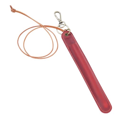 Fahoujs Stifthülle Füllfederhalte Hülle Single Schutzhülle PU Leder Stiftbeutel Füllhalterhalter Stiftabdeckungen Organisatoren Lederstifthalter von Fahoujs