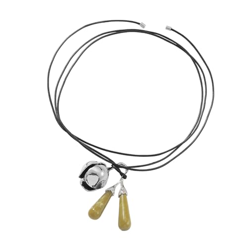 Fahoujs Stilvolle Glocken Anhänger Halskette Mit Bequemem Riemen Bequeme Halskette Für Jugendliche Trendsetter Und Modeliebhaber Langer Charme von Fahoujs