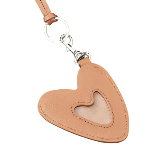 Fahoujs Stilvolle Liebe Herzkatzen Kopfkette Kombiniert Schlüsselhalter Accessoire Funktionalität Tragbar Für Den Modern Woman Leder Schlüsselbund Anhänger von Fahoujs