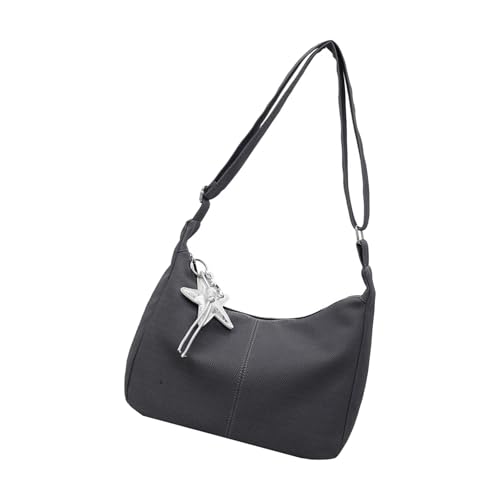 Fahoujs Stilvolle Übergroße Leinwand Messengers Tasche Mit Geräumigem Innenraum Bequemer Crossbody Umhängetaschen Geeignet Für Den Täglichen Gebrauch Unisex Casual Bag von Fahoujs