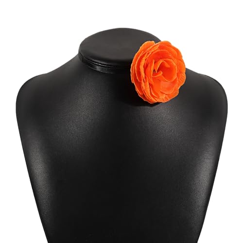 Fahoujs Stoff Blumenhalpiepiece Personalisierte Blumenhalshalskette Stylish Stoff Halskette Für Partys Geburtstage Modeschmuck Fahoujs Stoff Blumenhalpiepiece Personalisierte Blumenhalshalskette Stylish Stoff Halskette Für Partys Geburtstage Modeschmuck von Fahoujs