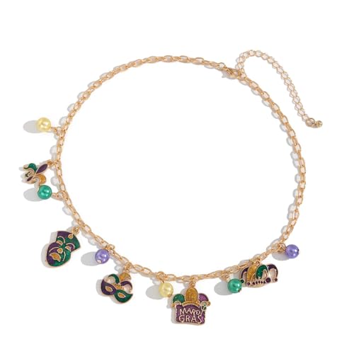 Fahoujs Stylische Metallmaske Anhänger Halskette Mode Schmuck Trendy Party Halskette Modezubehör Für Männer Und Frauen Einzigartiger Maske Halsschmuck Vorhanden von Fahoujs