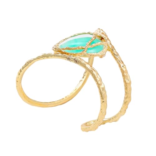 Fahoujs Stylish Gold Vine Designs Teardrop Armband Craft Von Stabilen Legierungsmaterialien Für Tägliche Pendel Und Abendfeiern von Fahoujs
