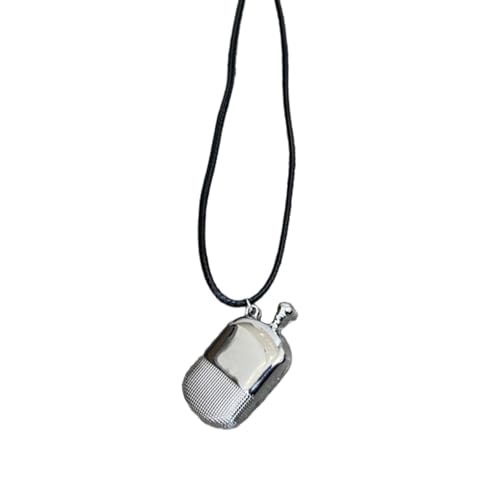 Fahoujs Traditionelle Chinesische Styles Legierung Anhänger Halskette Kette Halskette Einzigartiger Kolben Geeignet Für Verstellbare Fit Pullover Kleiderzubehör Geeignet von Fahoujs