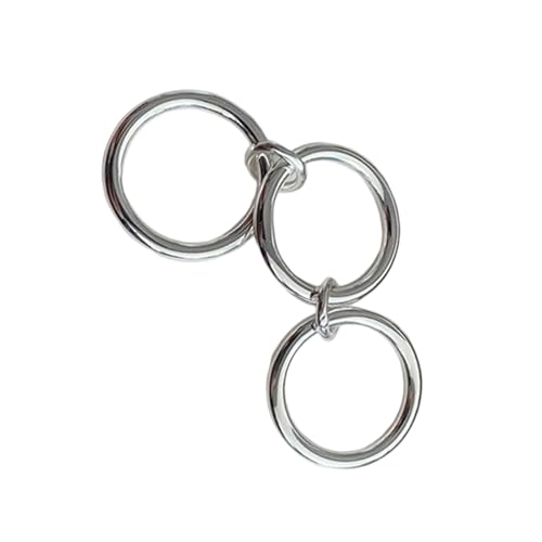 Fahoujs Trendy Multi Ringe Designs Fingerband High End Fühle Dreifachbandringe Robust Und Oxidationsbeständig Ideal Für Partys von Fahoujs