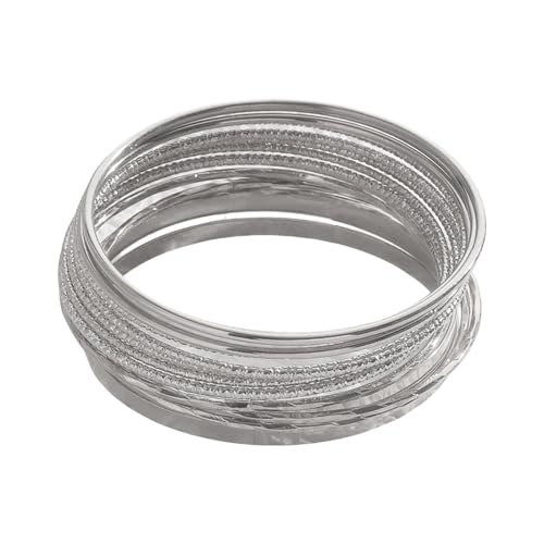 Fahoujs Trendy Wide Face Ensembles Bohomian Multilayer Geometrisches Handgelenk Tragbare Accessoire Für Den Täglichen Gebrauch Modelegierungsschmuck von Fahoujs