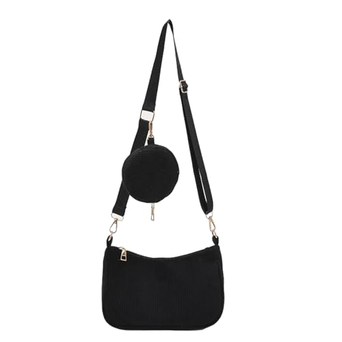 Fahoujs Unverwechselbarer Cord Crossbody Tasche Mit Kompakter Brieftasche Modische Und Bequeme Trendige Tasche von Fahoujs